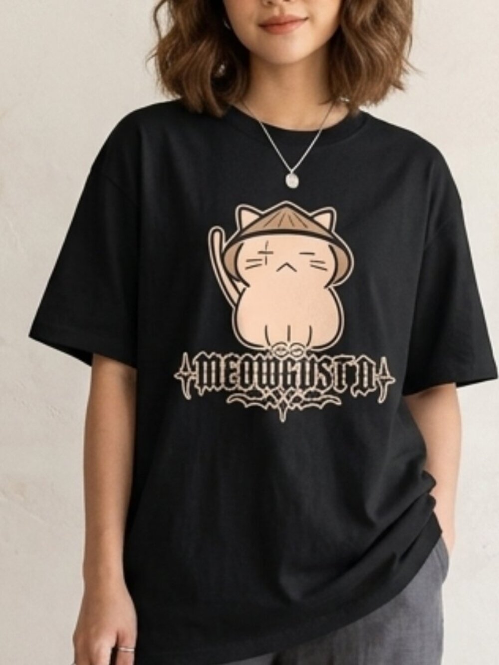 Meowgust D Tee, Funny Cat Yoongi Graphic Shirt
